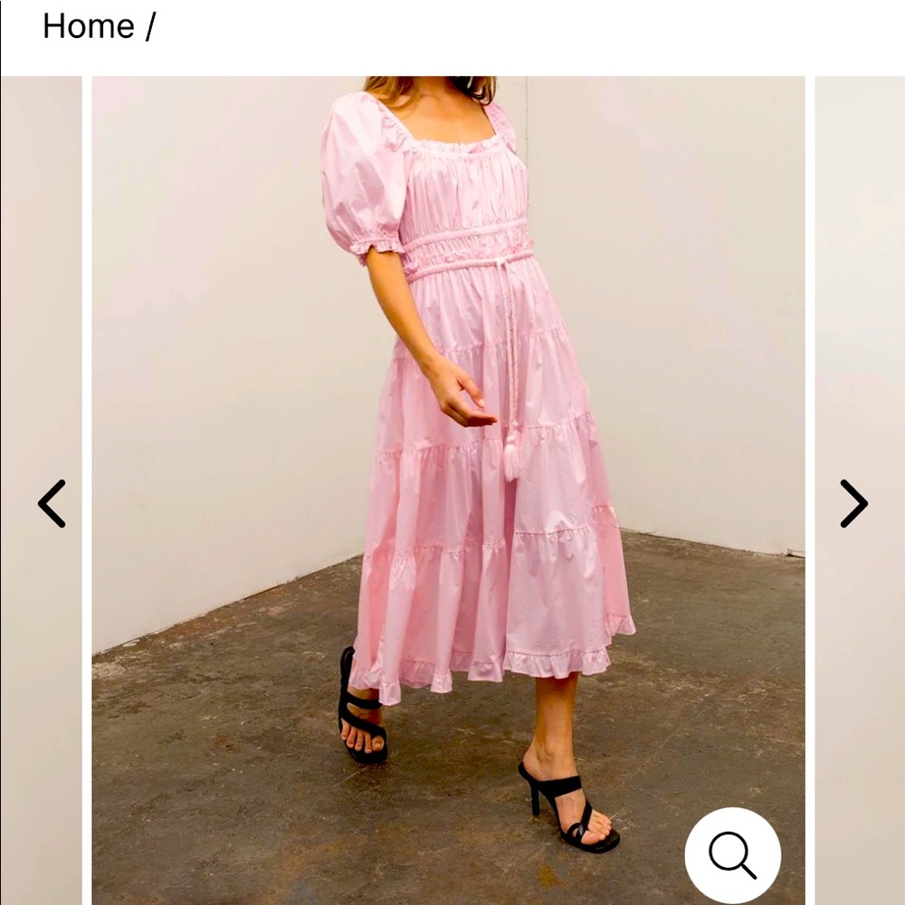 Pink moon river dress nwt retail is $108 smoke free home $40 shipped
